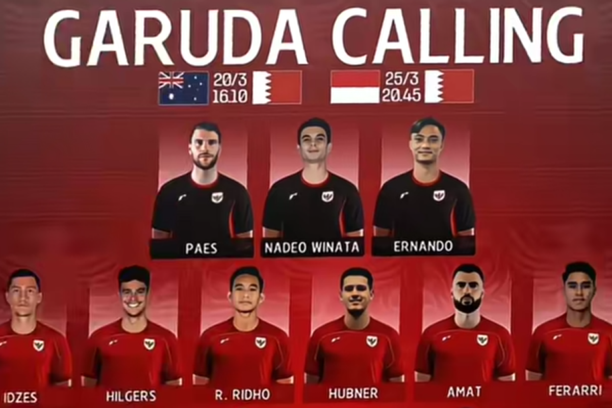 GARUDA CALLING! 27 Daftar Pemain Timnas Indonesia yang Dipanggil untuk Kualifikasi Piala Dunia Maret 2025 dari Nathan Tjoe-A-On Hingga Pratama Arhan