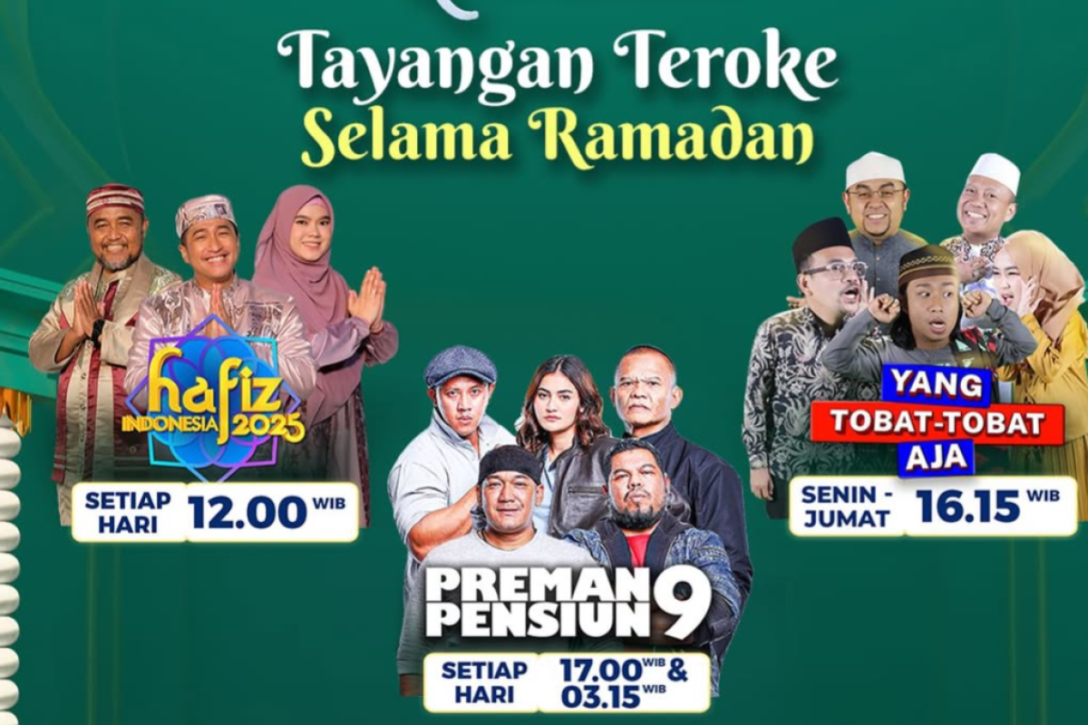 TOP 15 Program TV Indonesia dengan Rating Tertinggi Hari ini 11 Maret 2025 ada Preman Pensiun 9 Hingga Shihab dan Shihab Kalahkan SCTV