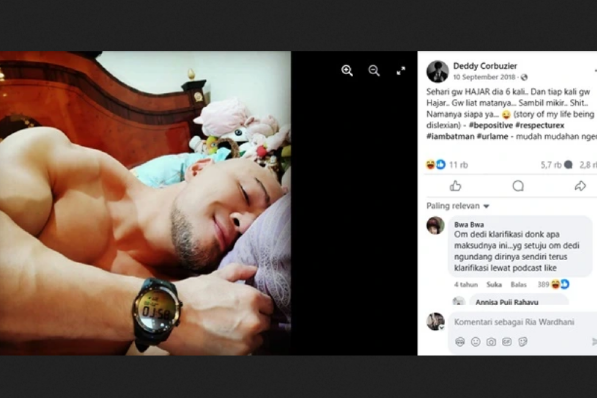 Unggahan Lawas Deddy Corbuzier di Facebook Bikin Geger Netizen 'Hajar Dia 6 Kali' Viral di X dan TikTok