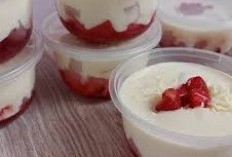 Dessert Lezat Incaran tamu, Resep Strawberry Cheese Milk Anti Ribet, Paduan Manis Keju dan Susu yang Menggugah Selera